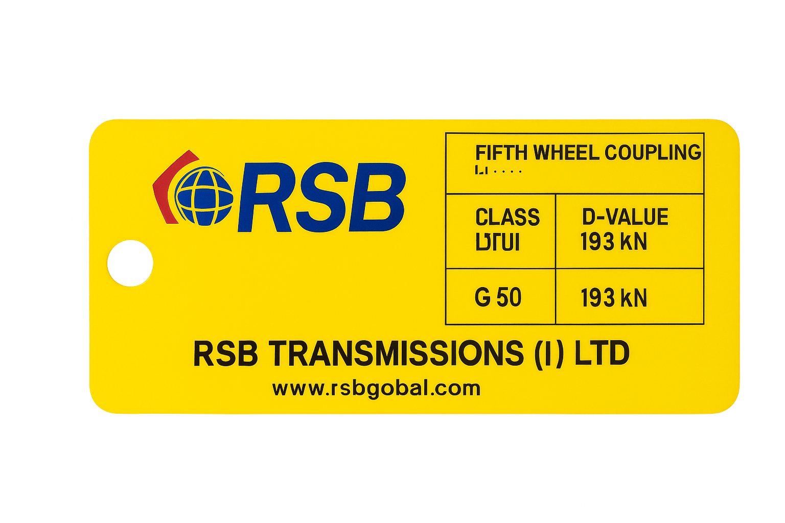 Electrical Motor Name Plate