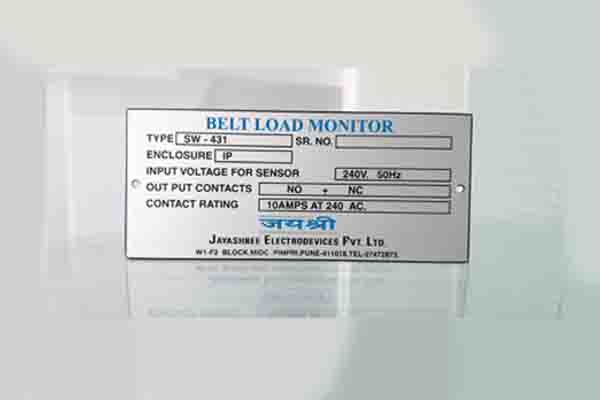 Electrical Motor Name Plate